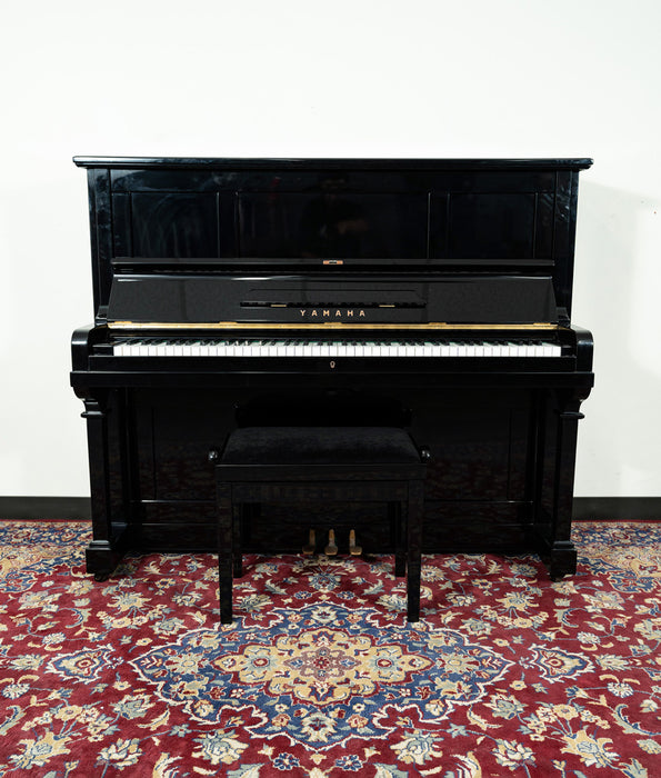 Yamaha U2 Upright Piano | Polished Ebony | SN: 232383 | Used