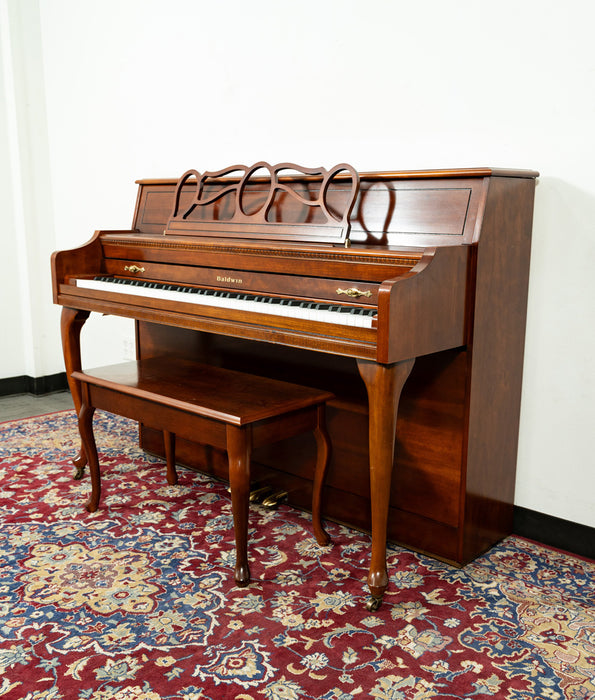 Baldwin 656N Upright Piano | Satin Cherry | SN: 1527711 | Used