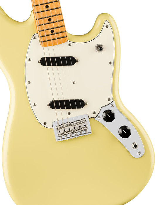 Fender Player II Mustang Electric Guitar, Maple Fingerboard - Hialeah Yellow