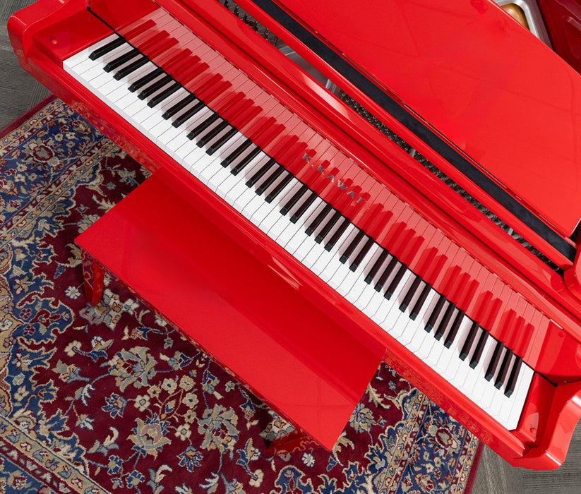 Kawai GL-10 | 5'0" Classic Baby Grand Piano | Ferrari Red Polish