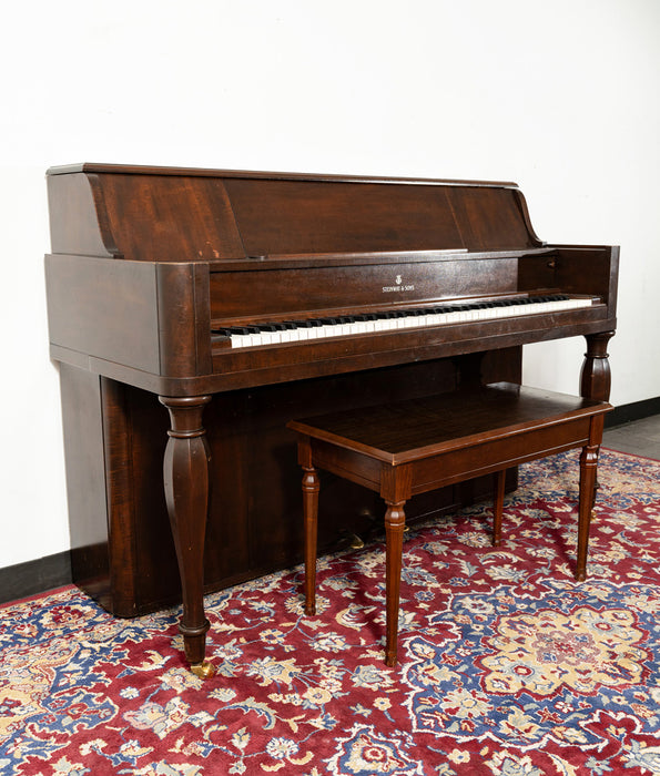 Steinway Model 40 Upright Piano | Satin Mahogany | SN: 300057 | Used