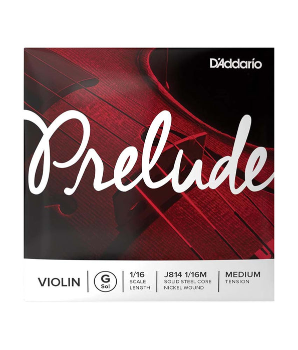 D'Addario Prelude J814 Medium Tension 1/16 Violin G String