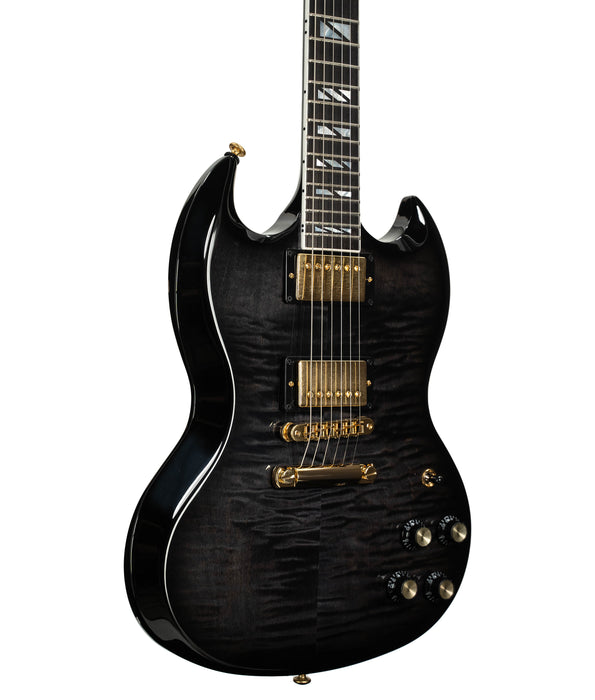 Gibson SG Supreme Electric Guitar - Translucent Ebony Burst