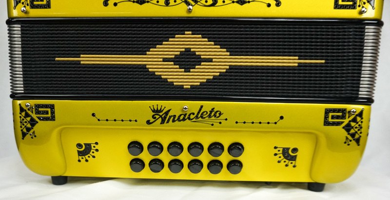 Hohner Anacleto Rey Del Norte III 5 Switch GCF Yellow | New