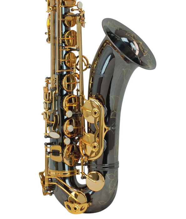 Antigua Winds TS4240 PowerBell Bb Pro Tenor Sax - Black Nickel w/ Gold Keys