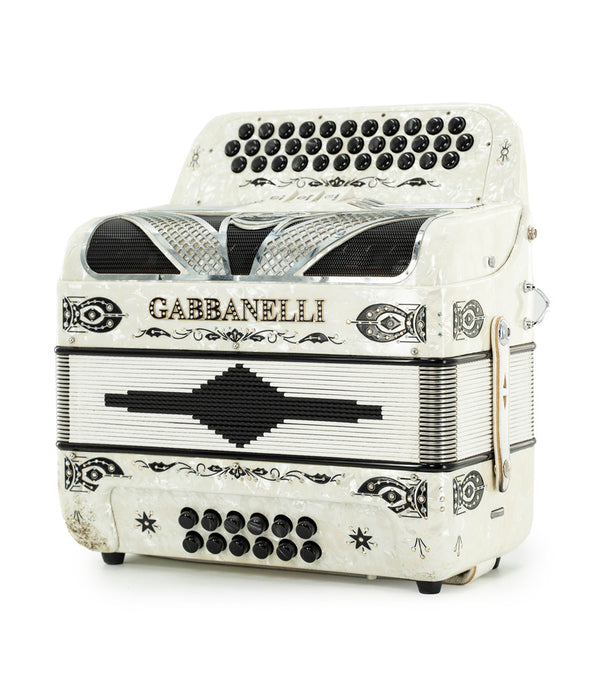 Pre-Owned Gabbanelli Italian Button Accordion w/ Bag