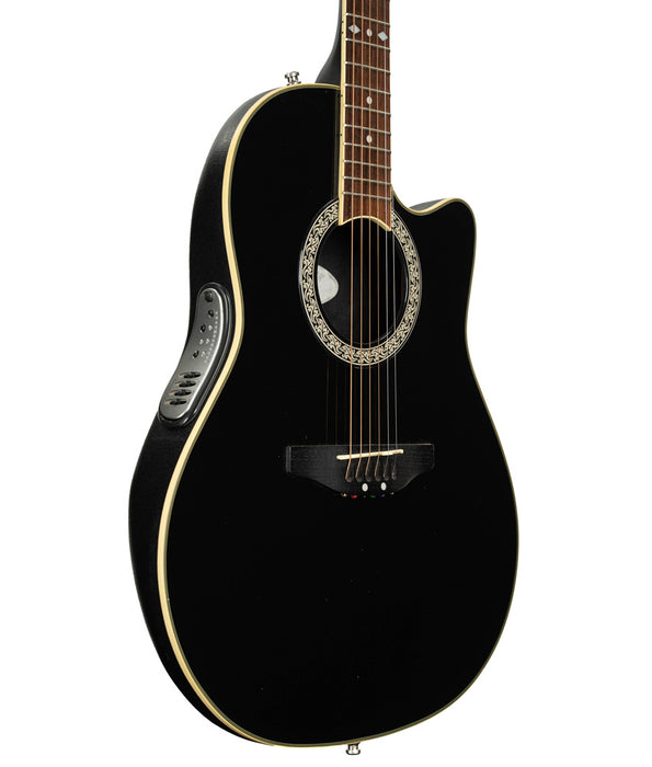 Pre-Owned Ovation Celebrity CC-057 Acoustic-Electric Guitar -Black | Used