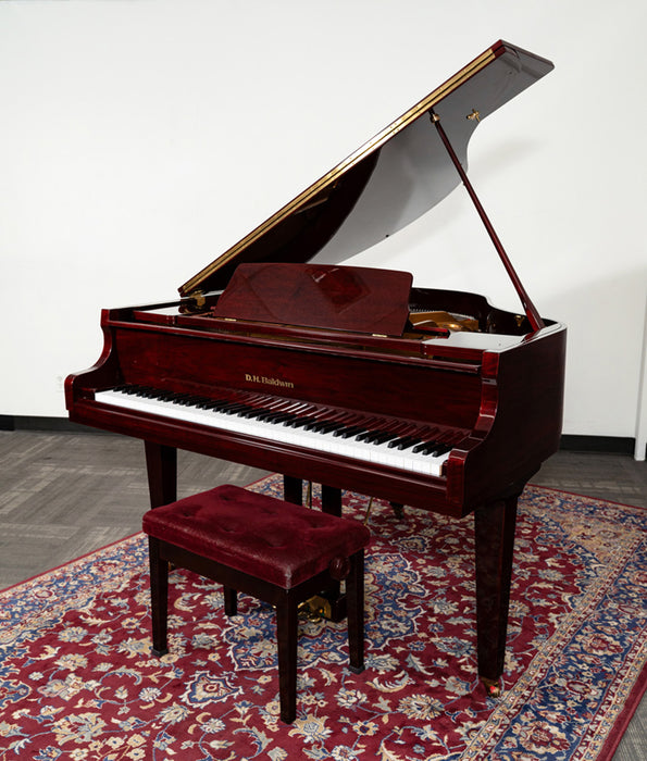 D.H. Baldwin C142 Grand Piano | Polished Cherry | SN: 51780 | Used