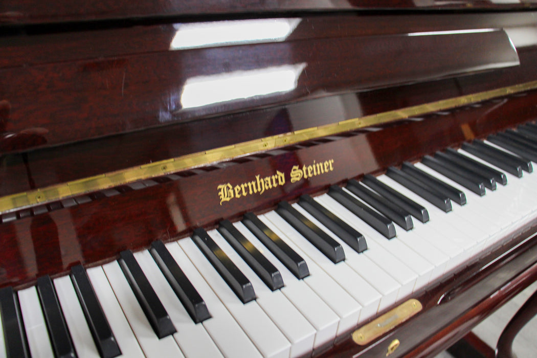 Bernhard Steiner 116B Console Piano | French Style Mahogany Finish