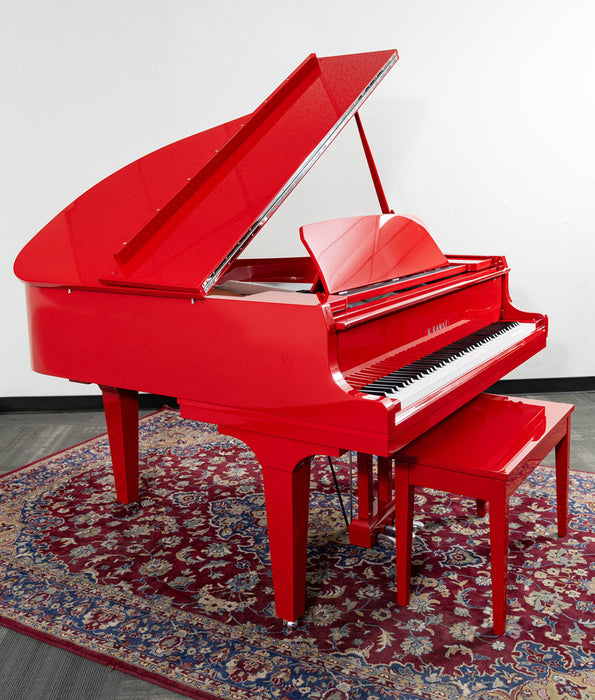 Kawai GL-10 | 5'0" Classic Baby Grand Piano | Ferrari Red Polish