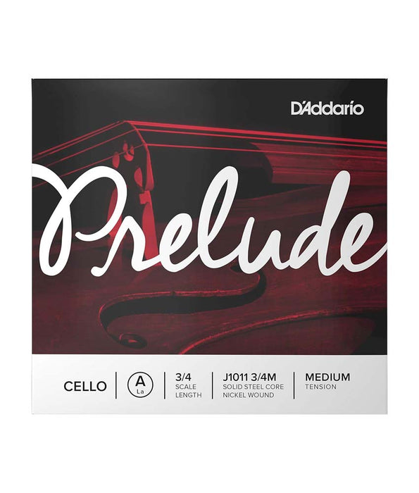 D'Addario Prelude J1011 Medium Tension 3/4 Cello A String