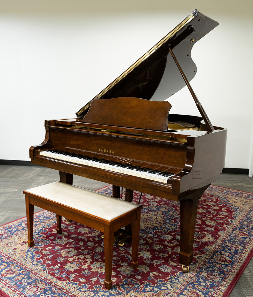 Yamaha G3F Grand Piano | Polished Walnut | Used — Alamo Music Center