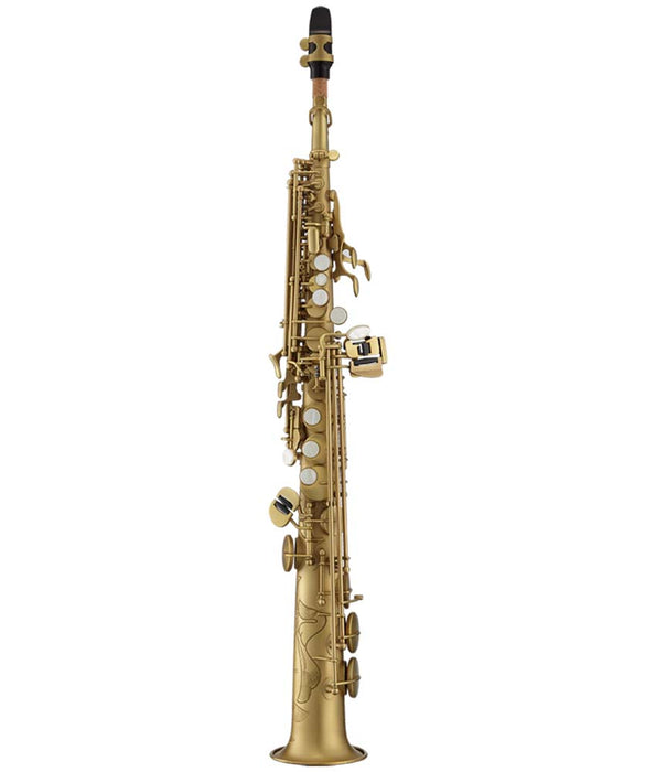 Antigua Winds SS4290 PowerBell Pro Bb Soprano Saxophone - Classic Brass