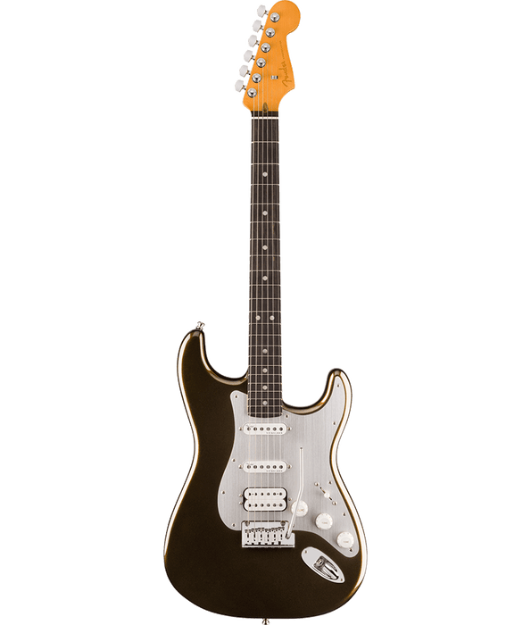 Fender American Ultra II Stratocaster HSS Electric Guitar - Ebony Fingerboard, Texas Tea | New