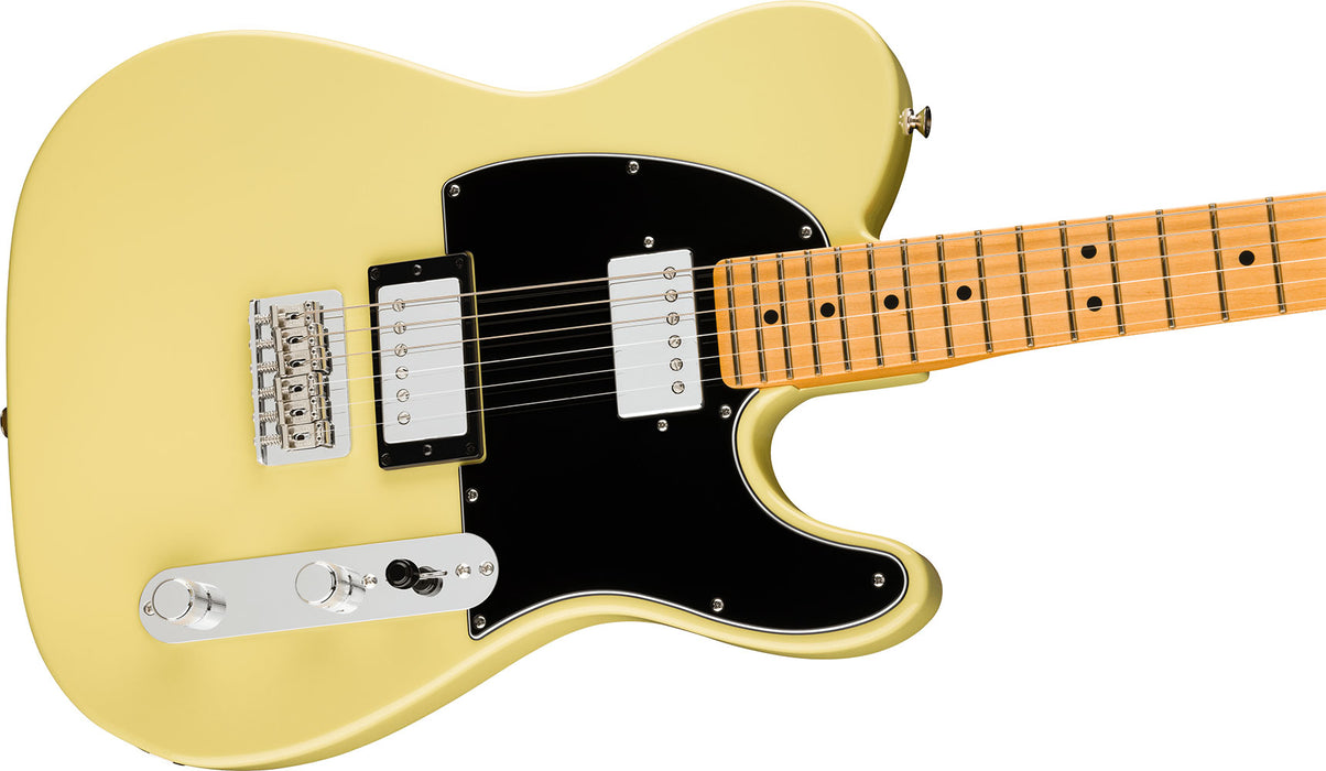 Fender Player II Telecaster HH Telecaster Electric Guitar, Maple Fingerboard - Hialeah Yellow