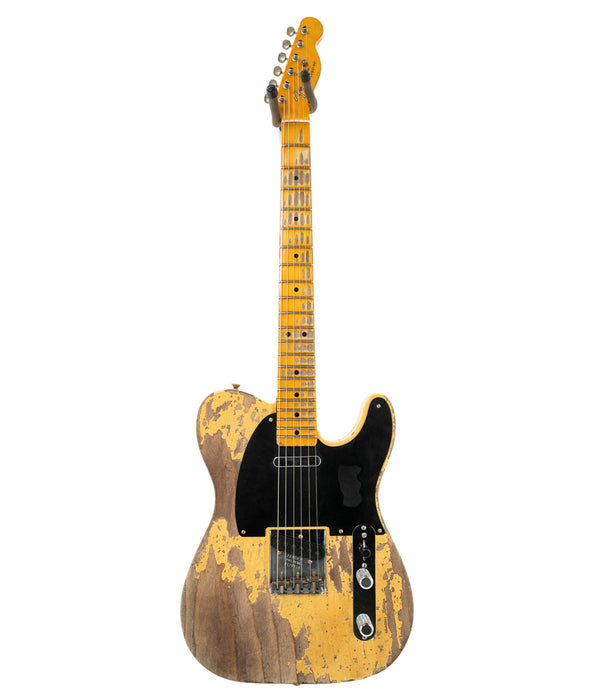 Pre-Owned Fender Custom Shop LTD 1950 Double Esquire Super Heavy Relic - Aged Nocaster Blonde Electric Guitar | Used