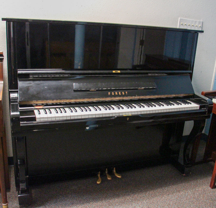 Forest FU55 Studio Piano | Polished Ebony