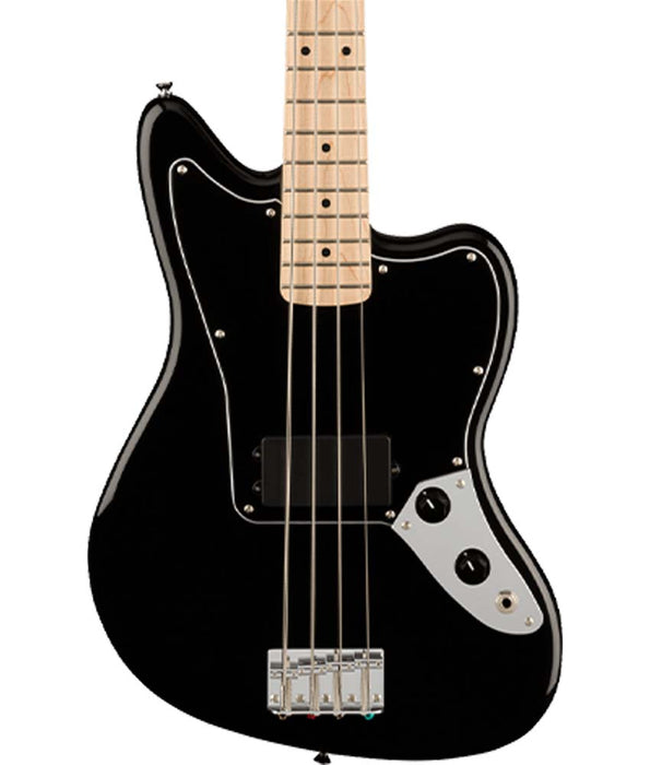 Squier by Fender Affinity Series Jaguar Bass H, Maple Fingerboard, Black Pickguard, Black