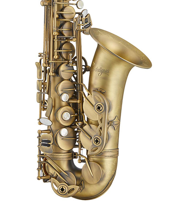 Antigua Winds AS4248AQ PowerBell Professional Alto Saxophone - Antique Finish