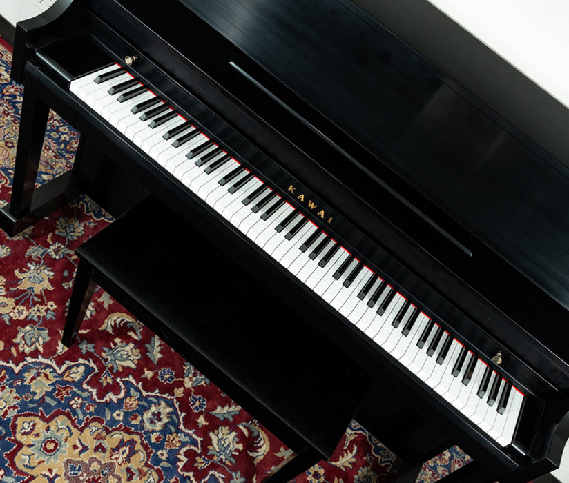 Kawai 506N Institutional Upright PIano | Satin Ebony | SN: 191456 | Used