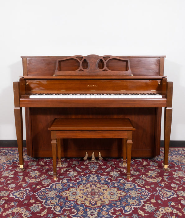 Kawai 43" 801-C Upright Piano | Satin Walnut | SN: K897377 | Used