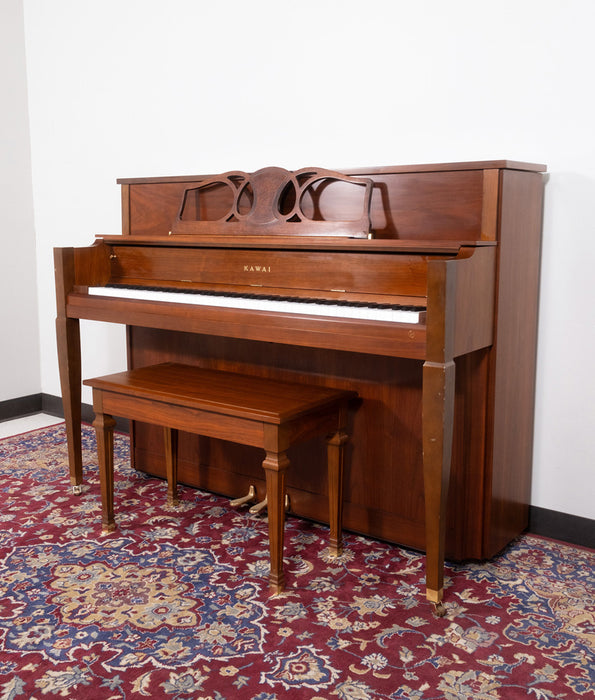 Kawai 43" 801-C Upright Piano | Satin Walnut | SN: K897377 | Used