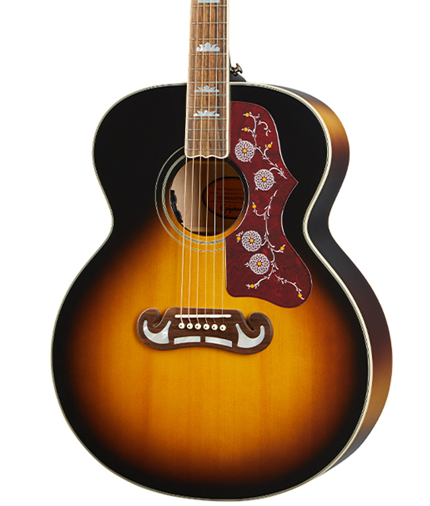 Acoustic-Electric | Epiphone | Epiphone J-200 Acoustic Guitar - Aged  Vintage Sunburst Gloss | alamomusiccenter.myshopify.com — Alamo Music Center