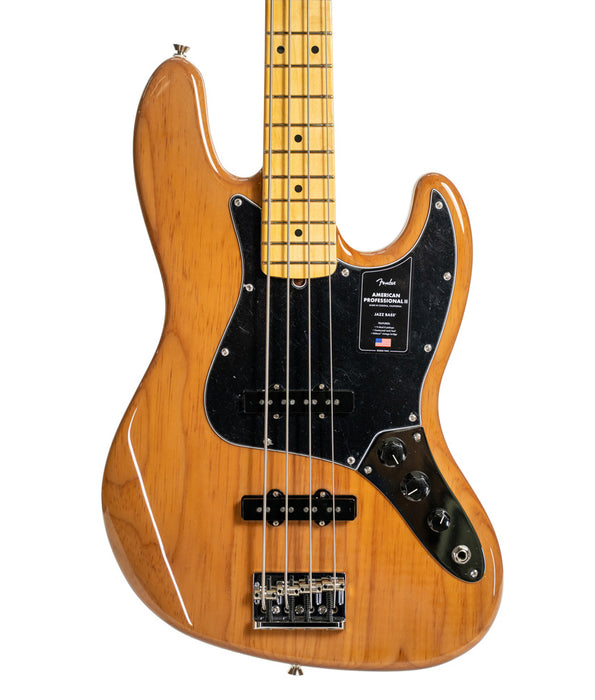 Fender American Professional II Jazz Bass, Maple Fingerboard - Roasted Pine