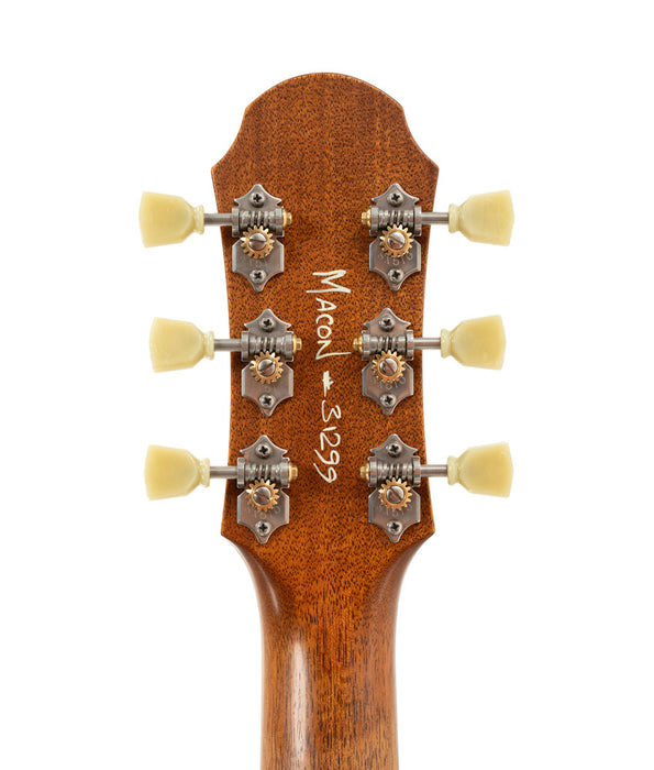 Patrick James Eggle Macon Carved Top Single Cut Electric Guitar - Faded Gold Burst