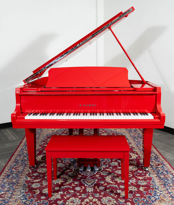 Kawai GL-10 | 5'0" Classic Baby Grand Piano | Ferrari Red Polish