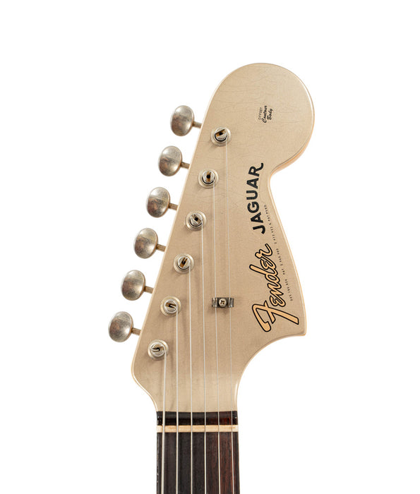 Fender Custom Shop 1964 Jaguar Journeyman Relic, 3A Rosewood Fingerboard - Faded Aged Shoreline Gold