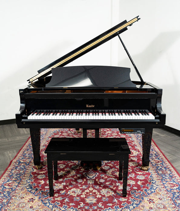 Knabe KN590 Grand Piano w/ PianoDisc Player System | Polished Ebony | SN: G108578 | Used