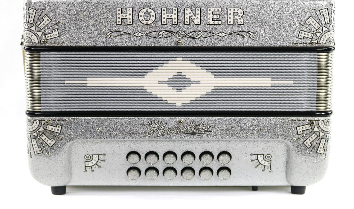 Hohner Anacleto Rey Del Norte III 5S FBE Compact Silver