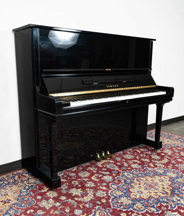 Yamaha 52" Fully Restored U3H Upright Piano | Polished Ebony | Used