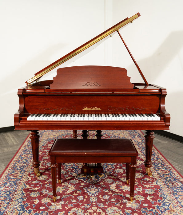 Pearl River GP142P Grand Piano | Satin Cherry | SN: 954721 | Used