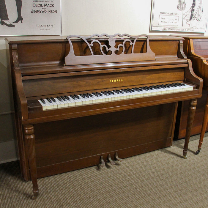 Yamaha Dark Walnut Furniture Console Piano