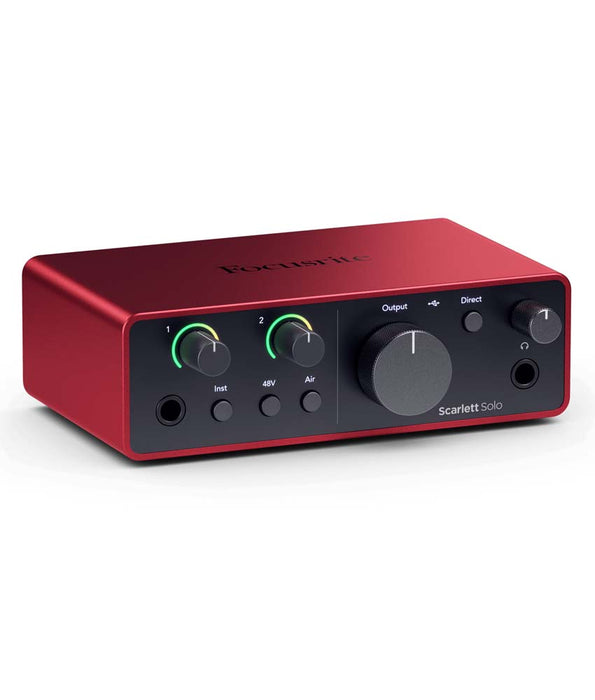 Focusrite Scarlett Solo USB Audio Interface - 4th Generation