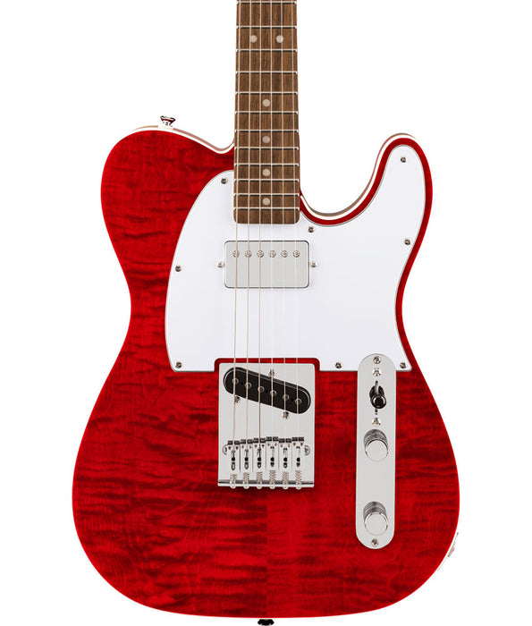 Squier Affinity Series Telecaster FMT SH - Crimson Red Transparent