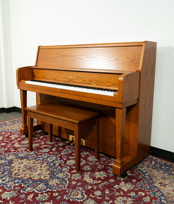 Kawai UST-7 Studio Upright Piano | Satin Oak | SN: 1764012 | Used