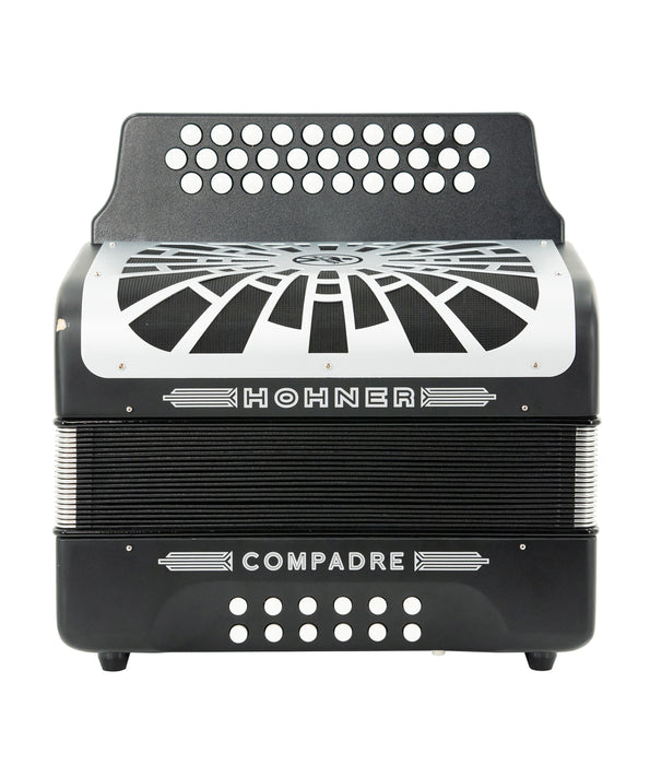 Pre-Owned Hohner Compadre FbBbEb Black Accordion