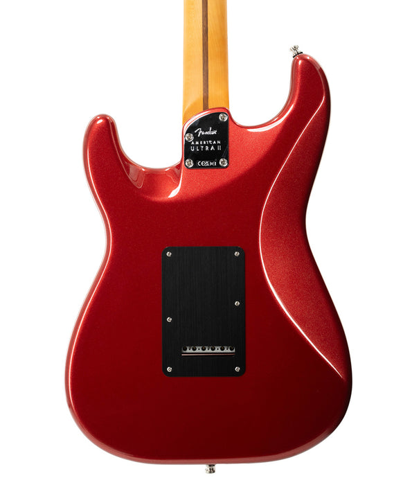 Fender American Ultra II Stratocaster Electric Guitar - Maple Fingerboard, Sinister Red | New