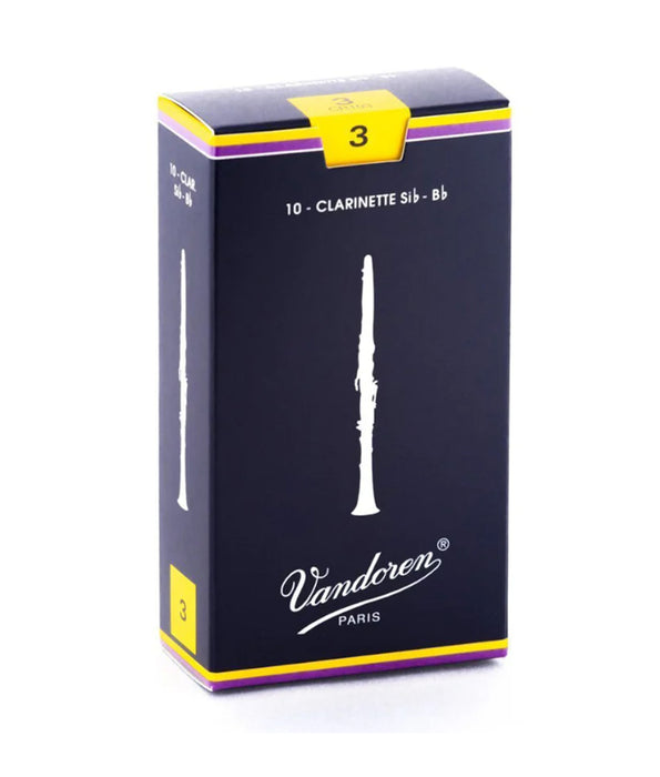 Vandoren CR103 #3 Bb Clarinet Reeds - 10 Pack